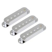 ALLPARTS オールパーツ PC-0406-010 Set Of 3 Chrome Pickup Covers For Stratocaster ピックアップカバー クローム 3個セット