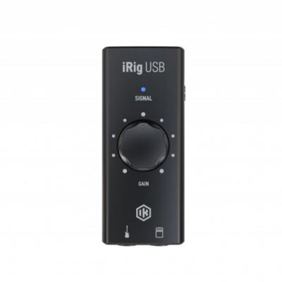 IK Multimedia アイケーマルチメディア iRig USB ギター/ベース USB-C対応 モバイル オーディオインターフェイス 正規輸入品