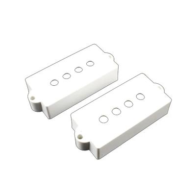 ALLPARTS オールパーツ PC-0951-025 Pickup Covers For Precision Bass White プレシジョンベース用ピックアップカバー 2個セット