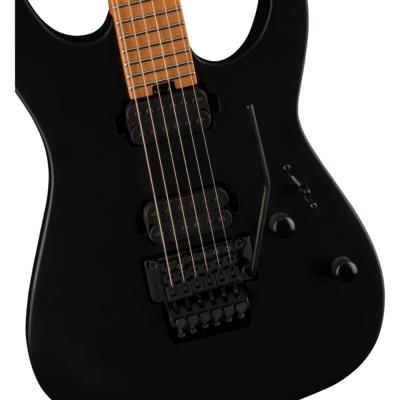Charvel シャーベル Limited Edition Pro-Mod DK24R HH FR Caramelized Maple Fingerboard Satin Black エレキギター ピックアップ、ブリッジ