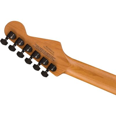 Charvel シャーベル Limited Edition Pro-Mod DK24R HH FR Caramelized Maple Fingerboard Satin Black エレキギター ヘッド裏、ペグ