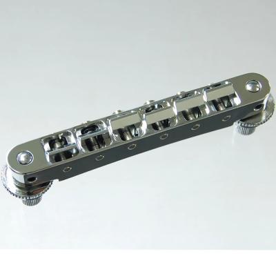 ABM エービーエム ABM2500C ABR-1タイプブリッジ クローム インチ規格 ギターパーツ スタッド取り付けイメージ