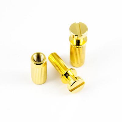 ABM エービーエム ABM30208G ストップテイルピース用スタッド/アンカーセット ゴールド(ミリ規格) ギターパーツ