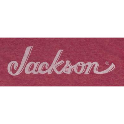 Jackson ジャクソン Logo Men’s T-Shirt Heather Red Lサイズ 半袖 Tシャツ ロゴ部