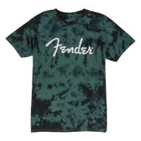 Fender フェンダー Spaghetti Logo Tie-Dye T-Shirt Blue XXLサイズ 半袖 Tシャツ