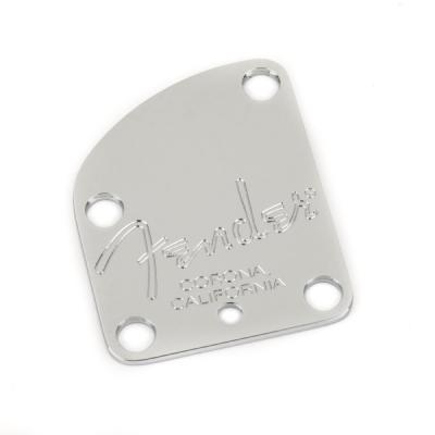 Fender フェンダー American Deluxe Guitar 4-Bolt Neck Plate Chrome ネックプレート