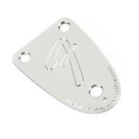 Fender フェンダー 70S VINTAGE-STYLE 3-BOLT F STAMPED BASS NECK PLATE Chrome ベース用 ネックプレート