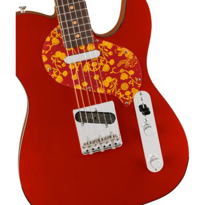 Fender フェンダー Limited Edition Raphael Saadiq Telecaster Dark Metallic Red エレキギター テレキャスター ボディトップ画像