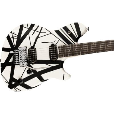 EVH Wolfgang Special Striped Series Black and White エレキギター ボディトップ