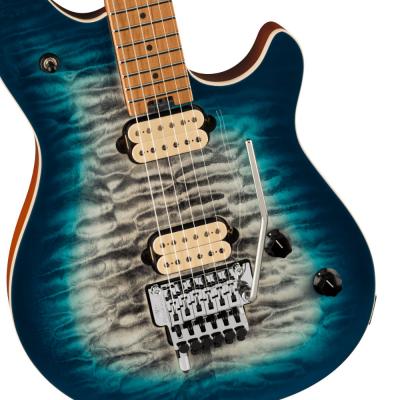 EVH イーブイエイチ Wolfgang Special QM Baked Maple Fingerboard Indigo Burst エレキギター ピックアップ、ブリッジ、コントロール
