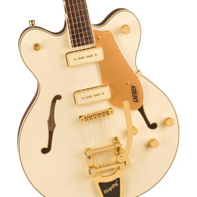 GRETSCH グレッチ Electromatic Pristine LTD Center Block Double-Cut with Bigsby WHT GLD エレキギター ボディトップ。ピックアップ、ブリッジ