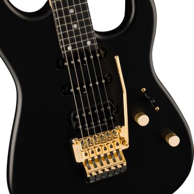 Charvel シャーベル MJ San Dimas Style 1 HSS FR E Satin Black エレキギター ボディ画像