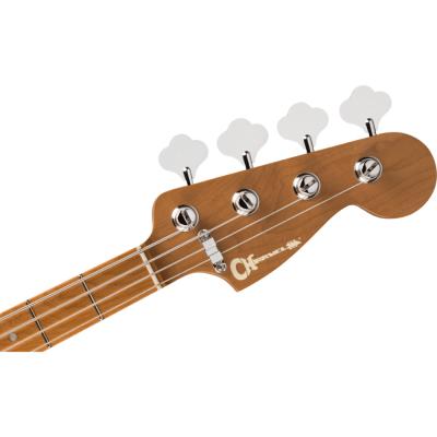 Charvel シャーベル Pro-Mod San Dimas Bass PJ IV Satin Black エレキベース ヘッド画像