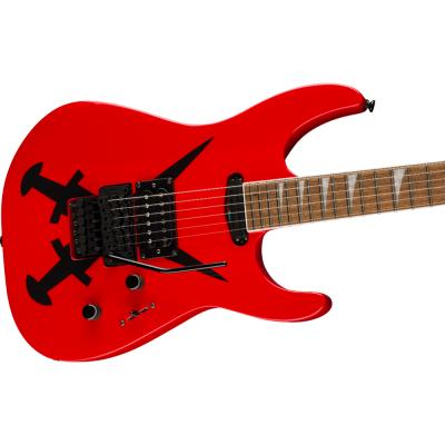 Jackson ジャクソン Limited Edition X Series Soloist SL1A DX Red Cross Daggers エレキギター ボディトップ画像