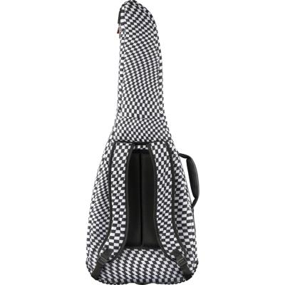 Fender フェンダー FE620 Electric Gig Bag Checkerboard エレキギター用ギグバッグ ケース背面画像