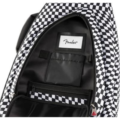 Fender フェンダー FE620 Electric Gig Bag Checkerboard エレキギター用ギグバッグ ポケット画像