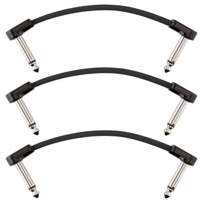 Fender フェンダー Blockchain 4インチ Patch Cable 10cm ギターケーブル 3本セット
