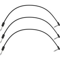 Fender フェンダー Blockchain 16インチ Patch Cable 3-Pack Straight/Angled パッチケーブル 3本セット