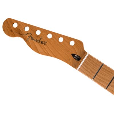 Fender フェンダー Satin Roasted Maple Telecaster LH Neck Flat Oval Shape テレキャスター レフティ ギターネック ヘッド画像