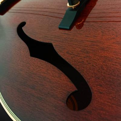 GRECO グレコ GL-AT Brown Sunburst フルアコースティックギター エレキギター fホール画像