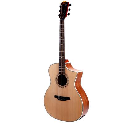 Bromo Guitars ブロモギターズ BAA4CE エレクトリックアコースティックギター エレアコ 斜めアングル画像