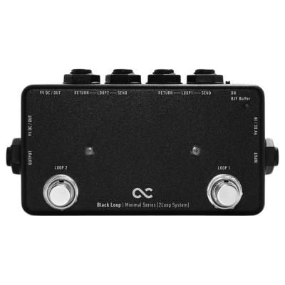 One Control ワンコントロール Minimal Series Black Loop with BJF Buffer バッファー ループスイッチャー ギターエフェクター