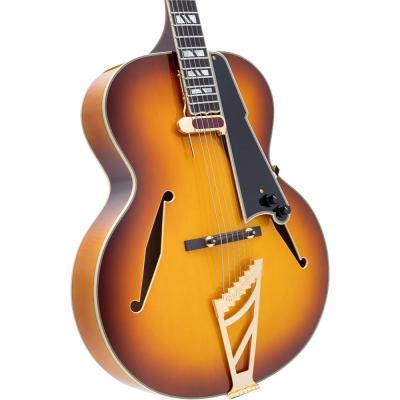 D’Angelico ディアンジェリコ Excel Style B Dark Iced Tea Burst エレキギター フルアコ ボディトップ