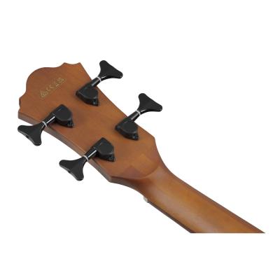 IBANEZ アイバニーズ AEGB24FE-MHS フレットレス エレクトリックアコースティックベース ヘッドバック画像