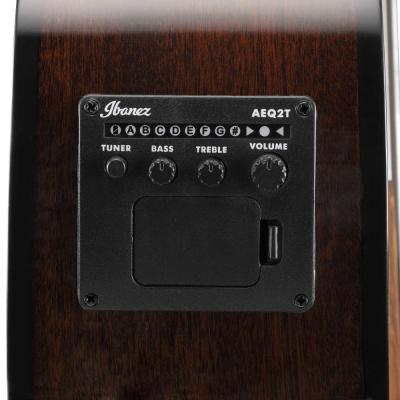 IBANEZ アイバニーズ AEGB24FE-MHS フレットレス エレクトリックアコースティックベース ピックアップ画像