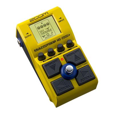 ZOOM ズーム MultiStomp MS-200D+ ギター マルチエフェクター 歪み専用マルチストンプボックス 200種類のドライブサウンド 全体像