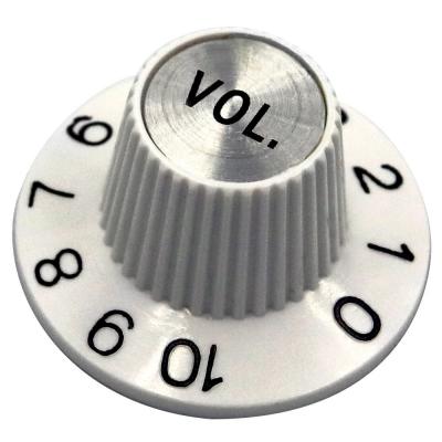 SCUD スカッド KW-260V ハットノブ コントロールノブ ボリューム ホワイト