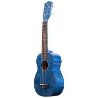 Ohana ukuleles オハナウクレレ SK-15W BL Blue ソプラノウクレレ ギグバッグ付き