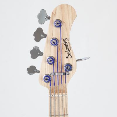 Sadowsky サドウスキー MetroLine ML21 VJ5 ASH 5-String Solid Sage Green Metallic Satin 5弦エレキベース ネック画像