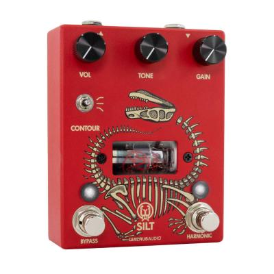 WALRUS AUDIO ウォルラスオーディオ WAL-SILT #RD Silt Harmonic Fuzz RED ファズ ギターエフェクター 左斜めアングル画像