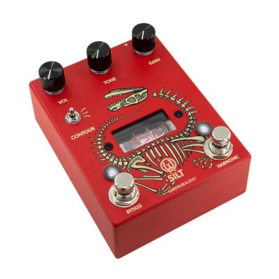 WALRUS AUDIO ウォルラスオーディオ WAL-SILT #RD Silt Harmonic Fuzz RED ファズ ギターエフェクター 斜めアングル画像