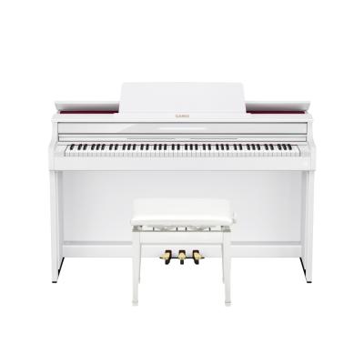 CASIO カシオ CELVIANO セルヴィアーノ AP-550WE 電子ピアノ 高低自在椅子付き 【組立設置無料サービス中】 正面画像