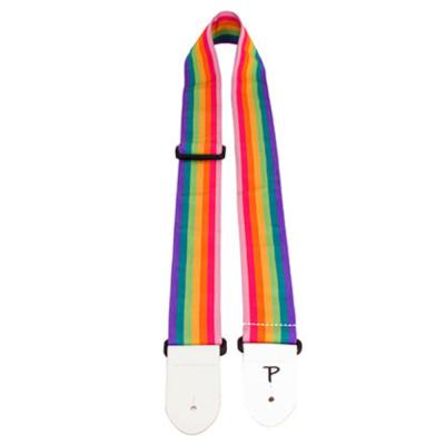 Perri’s ペリーズ TWS-7060 HOPE RAINBOW JACQUARD ギターストラップ 本体画像1