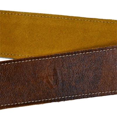 Perri’s ペリーズ BM2-6554 ITALIAN CHESNUT イタリアンレザー 革製 茶色 チェストナット ギターストラップ 本体画像2