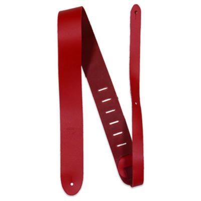 Perri’s ペリーズ P20-6702 LEATHER RED 革製 レッド 赤 ギターストラップ