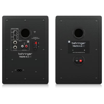 モニタースピーカー ベリンガー BEHRINGER TRUTH 4.5BT スタジオモニタースピーカー 1ペア Bluetooth対応 BEHRINGER TRUTH 4.5BT 背面