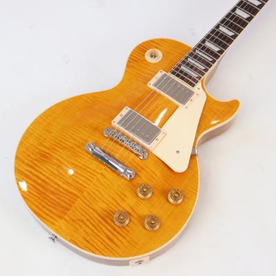 Gibson ギブソン Les Paul Standard 50s Figured Top Honey Amber エレキギター ボディトップ画像