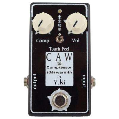 YUKI CAW BLK Compressor adds warmth コンプレッサー ギターエフェクター