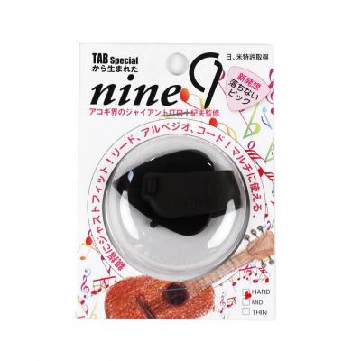 TAB nine9 TE126-MBKXGY HARD メタリックブラックxグレー サムピック フィンガーピック