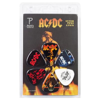 Perri’s ペリーズ LP-ACDC4 ACDC 6PICKS Guitar Pick ギターピックセット