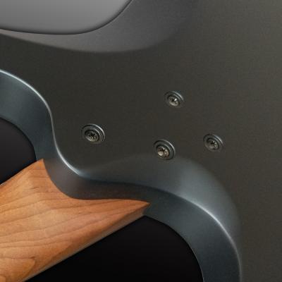 Balaguer Guitars バラゲールギターズ Diablo Bass Black Friday 2023 Select Satin Black エレキベース ボディバックジョイント画像