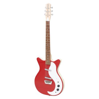 Danelectro ダンエレクトロ Guitar STOCK’59 VINTAGE RED エレキギター 右斜めアングル画像