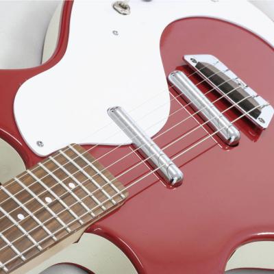 Danelectro ダンエレクトロ Guitar STOCK’59 VINTAGE RED エレキギター ボディアップ画像
