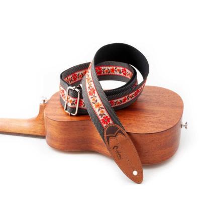 Righton! STRAPS SURF HAWAII BLACK ギター・ベース・ウクレレストラップ アコギボディバックとストラップ