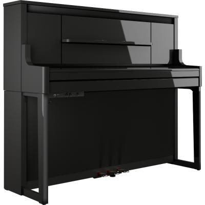 【組立設置無料サービス中】 ROLAND ローランド LX-9-PES 電子ピアノ 高低自在椅子付き ブラック 黒塗鏡面 閉画像
