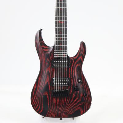 SCHECTER シェクター PA-SM-SH-7 SiM SHOW-HATEモデル セミハードケース付属 7弦エレキギター ボディトップ画像